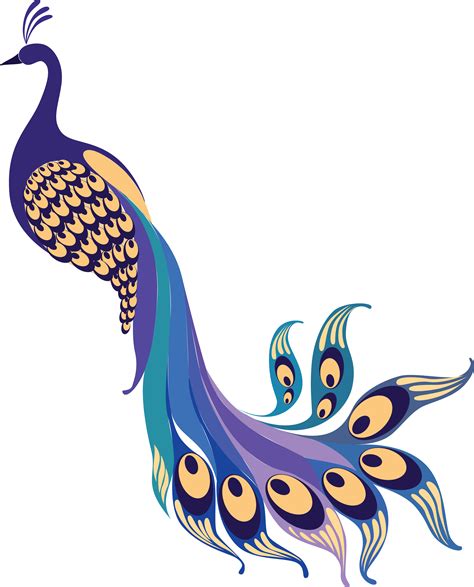 Peacock Png Isolated Clipart Png Mart