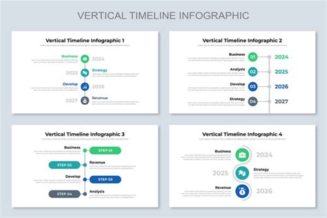 Vertical Timeline Infographic Mighty Slide