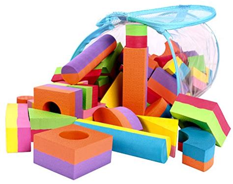 Click N Play Non Toxic Foam Blocks Building Block And Stacking Block Amazing As Bath Toys 60