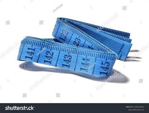 Isolated White Photo Sewing Meter Fabric Stock Photo 2250129413
