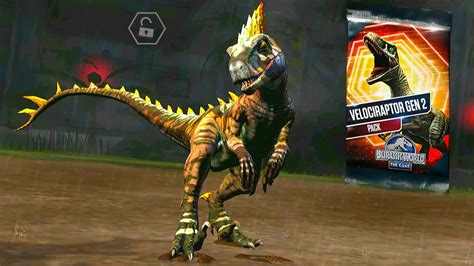 Unlocking Velociraptor Gen 2 Maxed Bluetrex Gen 2irex Gen 2 Battle Jurassic World The Game