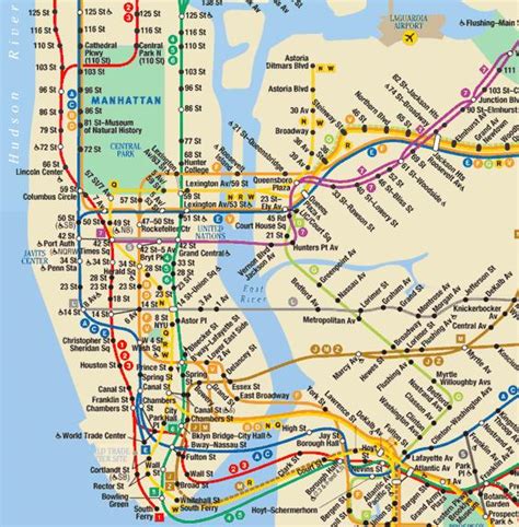 Metro Map Pictures New York City Metro Map