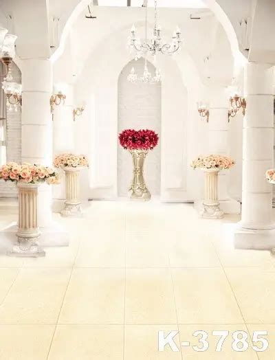Luxurious Palace White Chromakey Photo Studio For Wedding Photography