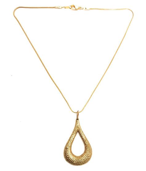 Pendant Chain Golden 16 Inch Long Jewelry Women Fashion Pendant Necklace Buy Pendant Chain