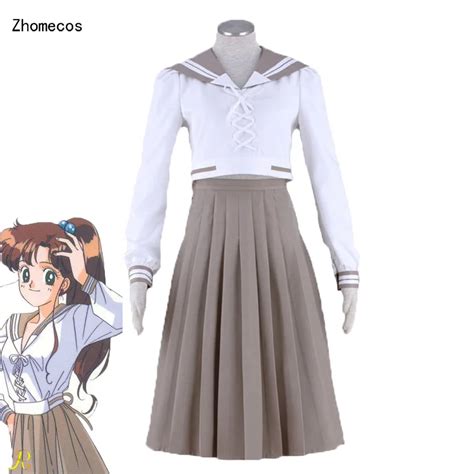 Zhomecos Sailor Moon Kino Makoto Cosplay Costume Sailor School Uniforms