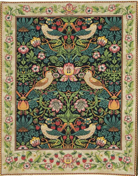 William Morris Strawberry Thief The Tapestry House Jacquard Woven