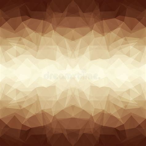 Brown And Polygonal Background Stock Illustration Illustration Of