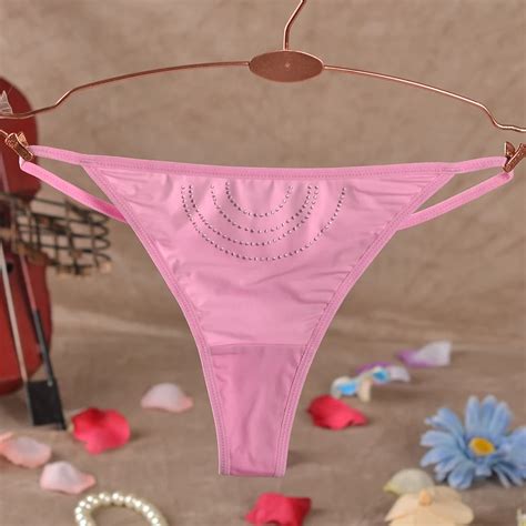 ultra thin ultrafine sexy panties super soft viscose fabric thong women s t paillette belt in g