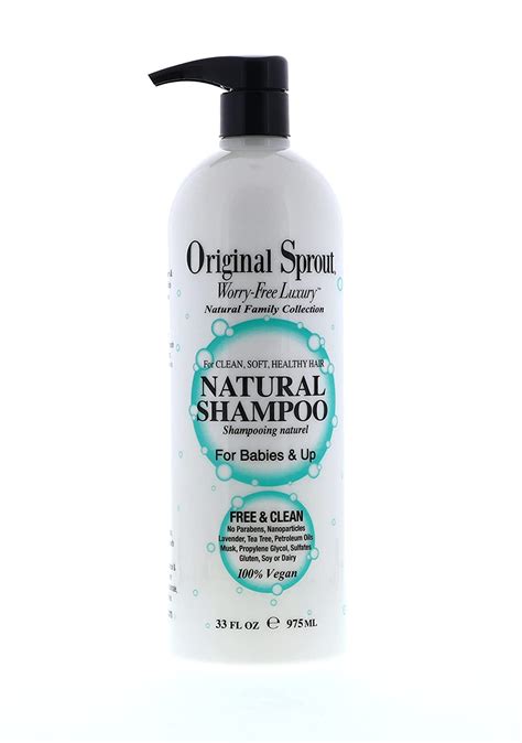Original Sprout Natural Shampoo 33 Oz Strengthening