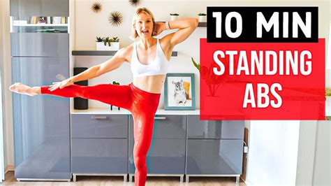 Min Standing Abs No Jumping At Home Workout YouTube