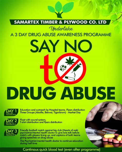 Samartex Launches A 3 Day Drug Abuse Awareness Campaign
