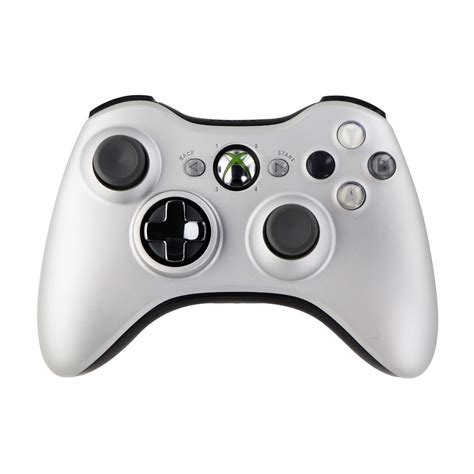 Microsoft Xbox 360 Wireless Controller Silver Special Edition 1403