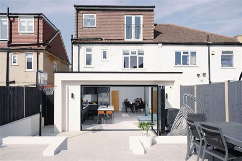 A Completed Single Storey Extension On A Semi Detached Lewisham Home