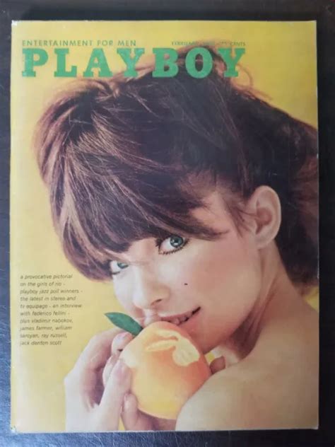 PLAYBOY MAGAZINE FEBRUARY 1966 Melinda Windsor Girls Of Rio Fellini