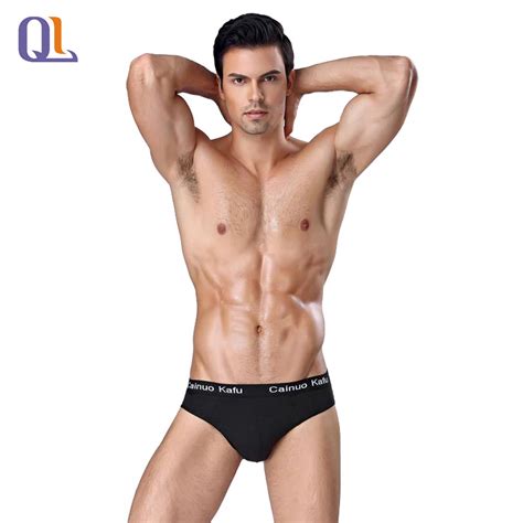 Sexy Underwear Hip Lifting And Tight Fitting Pure Color Simple Men′s