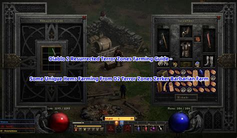 Diablo 2 Resurrected Terror Zones Farming Guide Some Unique Items