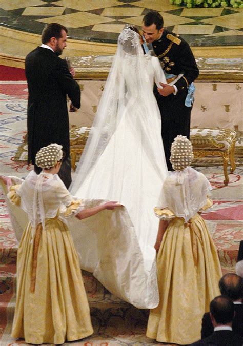 Crown Prince Felipe Of Spainwith Letizia Royal Brides Queen Rania