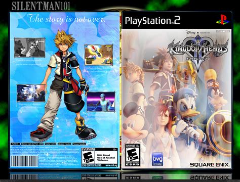 Kingdom Hearts Ii Playstation 2 Box Art Cover By Silentman101