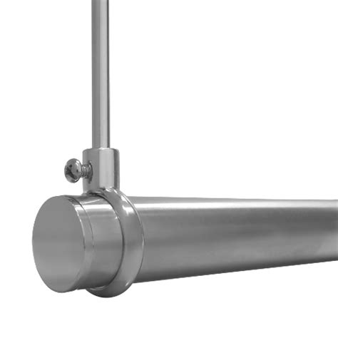 The hanging shower rod is a neat and cheap alternative for a different look to your bath. Ceiling Mounted (suspended) Shower Rod