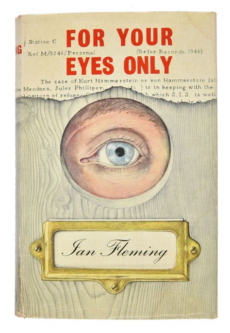 For Your Eyes Only By Ian Fleming Very Good Hardcover 1960 1st Edition Neverland Books