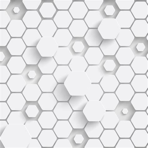 Paper Hexagon Background With Drop Shadows Vector Illustration 320522