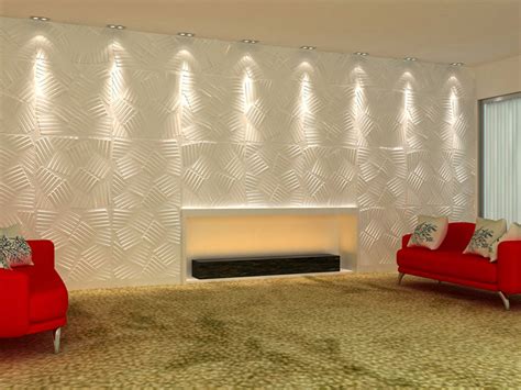 3d Wall Flats Decorative Wall Panels Material White 36 Pcs 387 Sqft