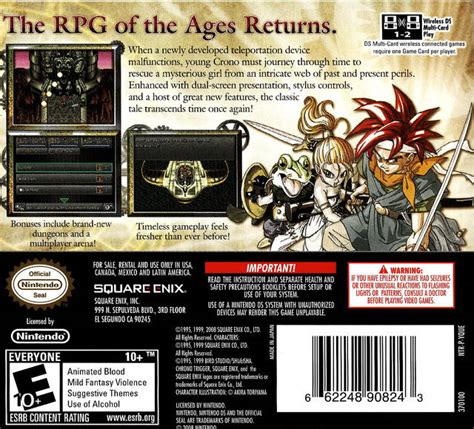 Chrono Trigger Box Shot For Pc Gamefaqs