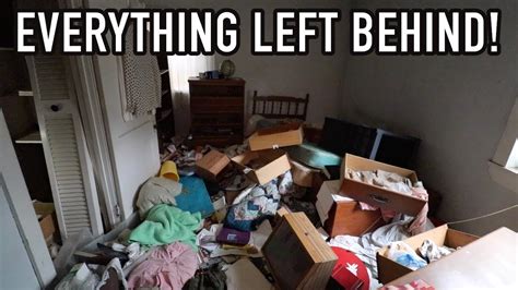 Massive Hoarder House Clean Out They Left Everything Behind Youtube