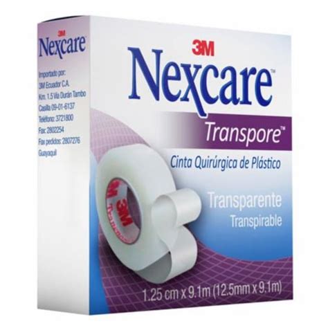 Nexcare® Cinta Transpore 125mm X 91mts Caja 3m Perú