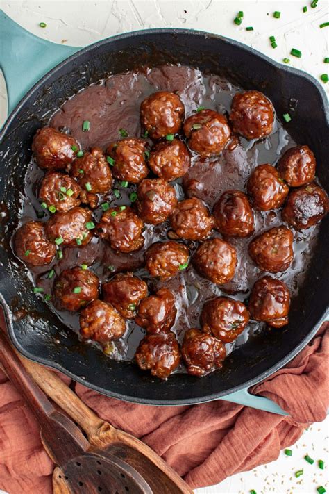 One Pot Sticky Asian Meatballs Appetizer Asian Inspired Meatballs