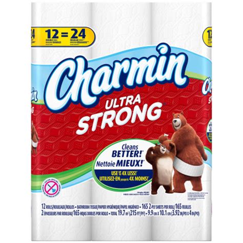 Charmin Ultra Strong Double Roll Bath Tissue 12 Rolls Foods Co