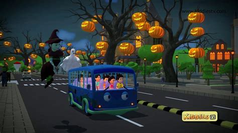 Youtube Chanson Halloween Trick Or Treat I Love English - Wheels on the Bus Halloween song | trick or treat | scary song | kinder...