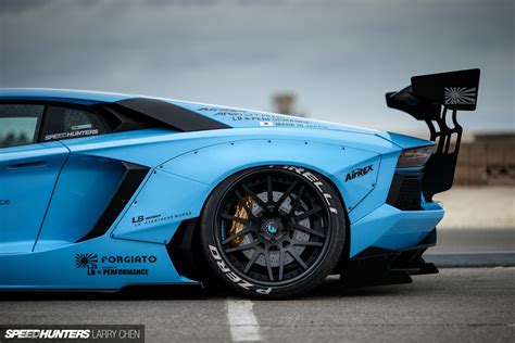 Download Car Lamborghini Lamborghini Aventador Lb Works Blue