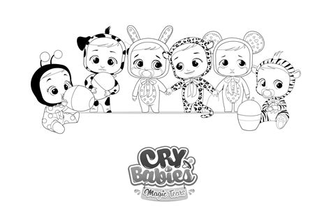 ️cry Babies Coloring Pages Free Download