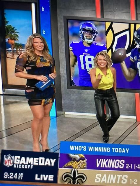 Nfl Networks Cynthia Frelund And Colleen Wolfe Rhotreporters