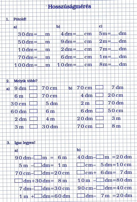 Matematika Gyakorló Feladatok 4 Osztály Nyomtatható