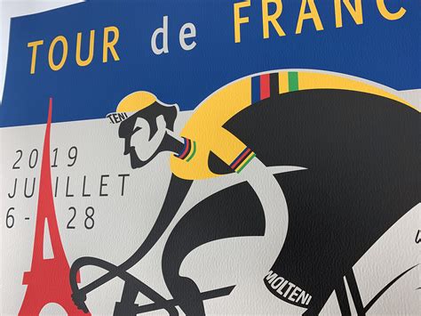 Tour De France Cycling Art Posters Cycling Artist Michael Valenti