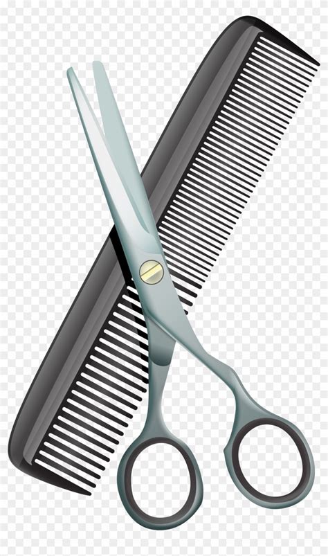 Comb And Scissors Png Clip Art Image Comb And Scissors Png