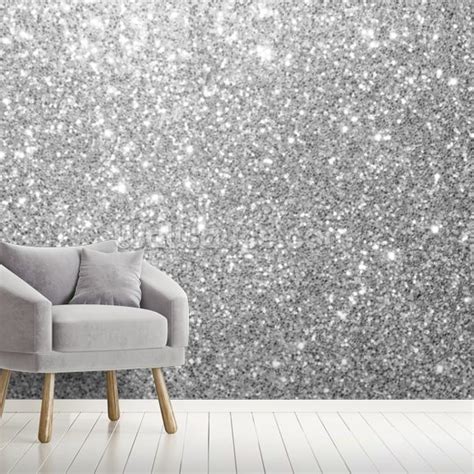 Grey Glitter Wallpaper Hd Glitter Print Silver Background Wallpaper
