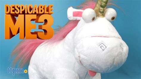 Despicable Me 3 Light Up Fluffy Unicorn From Thinkway Toys Youtube