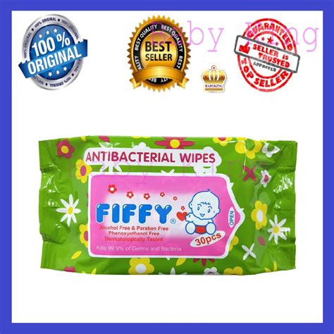 Original Fiffy Anti Bacterial Antibacterial Wet Tissues Wipe Wipes Pcs Shopee Malaysia