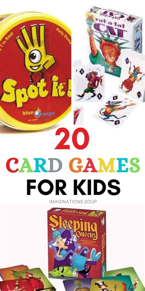 20 Best Card Games For Kids Imagination Soup
