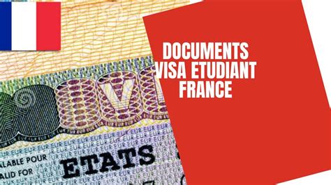 Documents à Fournir Pour La Demande De Visa étudiant France Youtube