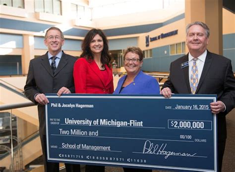 Flint School Of Management Receives Largest T In Its History 2