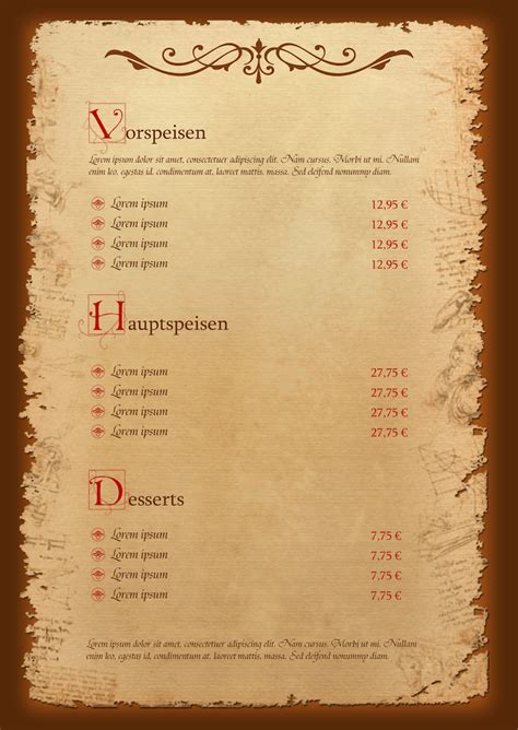 Kaum zu glauben, aber tatsächlich wird nach einer vorlage für speisekarten mit excel verlangt. Speisekarten Vorlagen - Erfolgreiche Restaurant Werbung