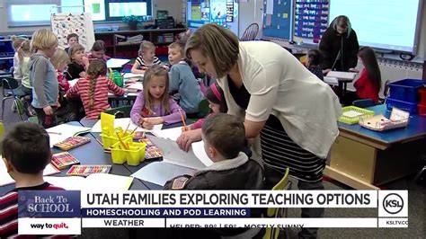 Utah Families Exploring Nontraditional Teaching Options Youtube