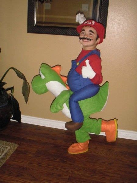 Super Mario Riding Yoshi Costumes Costume Pop Amazing Halloween