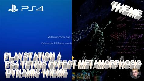Playstation 4 Ps4 Tetris Effect Metamorphosis Dynamic Theme Deutsch Youtube