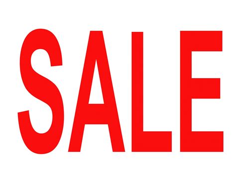 Sale Sign Kostenloses Stock Bild Public Domain Pictures