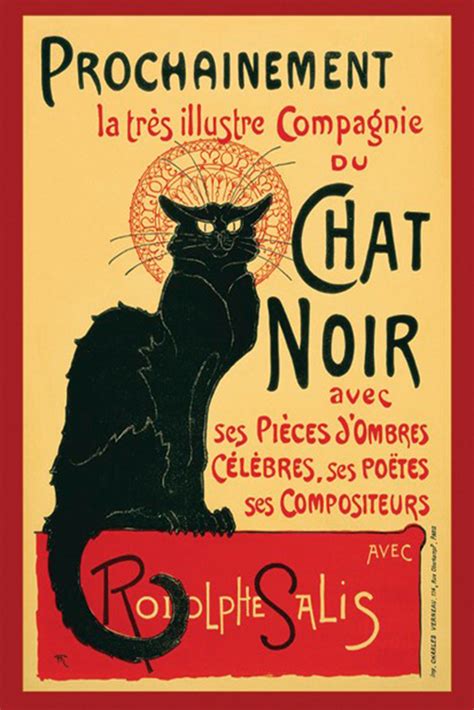 Le Chat Noir Poster Posters Buy Now In The Shop Close Up Gmbh
